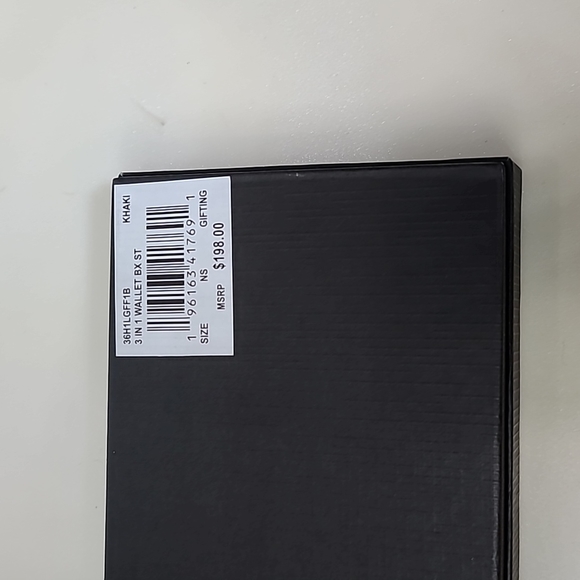 Michael Kors Men's 3 in 1 Wallet Box Set KHAKI - Picture 6 of 6